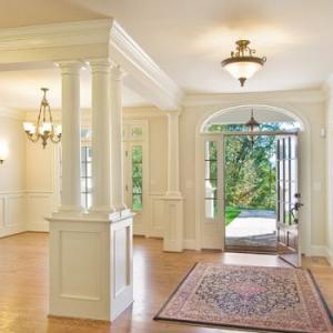 View of front door and Dining Room from Foyer